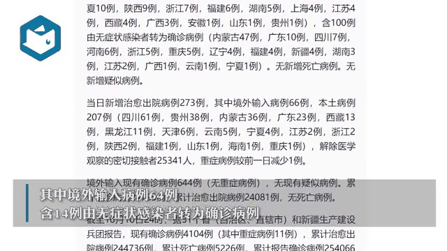 31省新增57例本土确诊www(31省区市新增确诊76例本土40例)