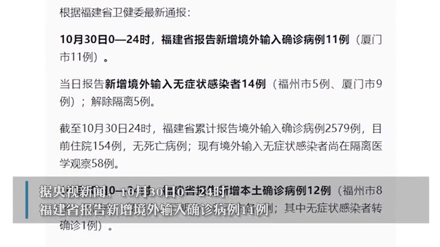 福建新增本土病例62例(福建新增本土病例62例最新消息)