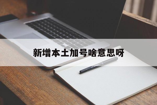 新增本土加号啥意思呀(新增本土和新增无症状是什么意思)